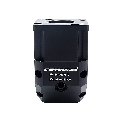 RYG Series Right Angle Planetary Gearbox Gear Ratio 10:1 Backlash 15arc-min for Nema 17 Stepper Motor - RYG17-G10 | StepperOnline CA