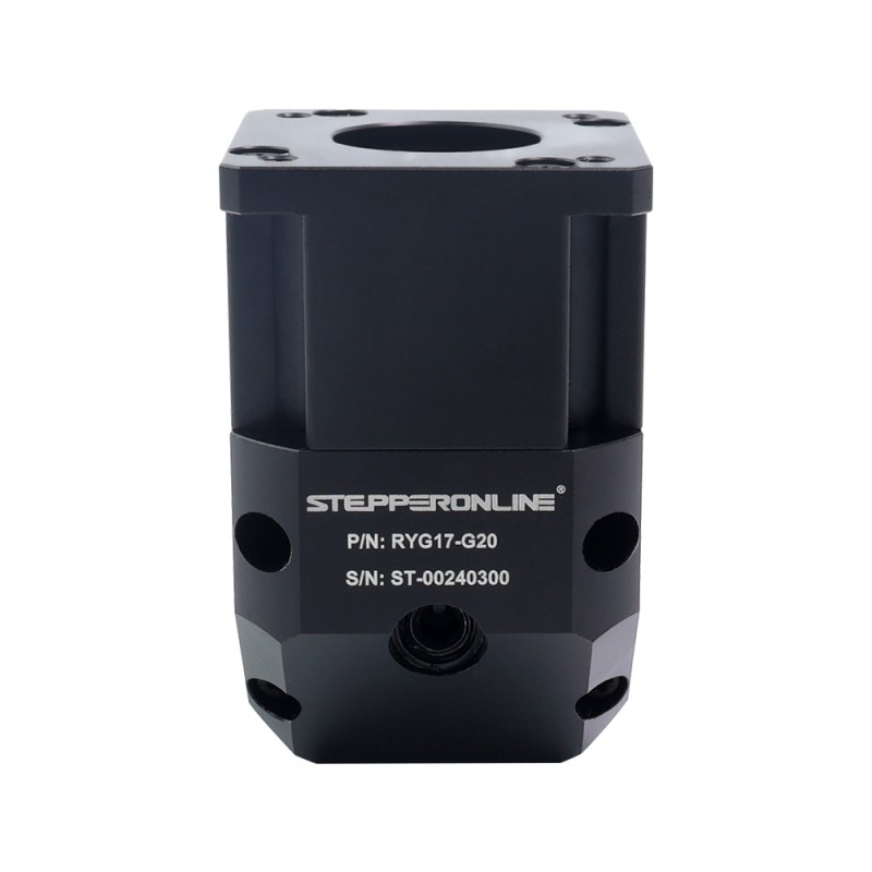 RYG Series Right Angle Planetary Gearbox Gear Ratio 20:1 Backlash 20arc-min for Nema 17 Stepper Motor - RYG17-G20 | StepperOnline CA