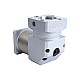 RYG Series Right Angle Planetary Gearbox Gear Ratio 50:1 Backlash 15arc-min for Nema 23 Stepper Motor - RYG23-G50-D8 | StepperOnline CA