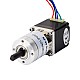 Nema 11 Stepper L=31mm w/ Rear Shaft & Screw Hole & Gear Ratio 27:1 Gearbox - 11HS12-0674D1-PG27 | StepperOnline CA