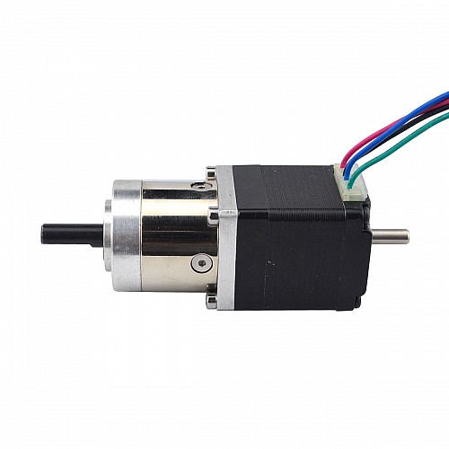Nema 11 Stepper L=31mm w/ Rear Shaft & Screw Hole Gear Ratio 5:1 Gearbox - 11HS12-0674D2-PG5 | StepperOnline CA
