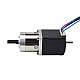 Nema 11 Stepper L=31mm w/ Rear Shaft & Screw Hole Gear Ratio 5:1 Gearbox - 11HS12-0674D2-PG5 | StepperOnline CA