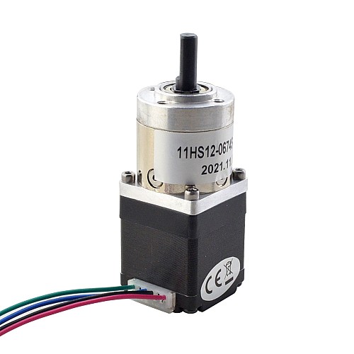 Nema 11 Stepper Motor Bipolar L=31mm w/ Gear Ratio 5:1 Planetary Gearbox - 11HS12-0674S-PG5 | StepperOnline CA Nema 11 Stepper Motor Bipolar L=31mm w/ Gear Ratio 5:1 Planetary Gearbox - 11HS12-0674S-PG5 | StepperOnline CA
