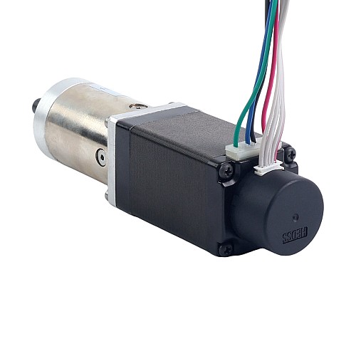 Nema 11 Closed-loop Geared Stepper L=51mm Gear Raio 100:1 Encoder 300PPR - 11HS20-0674D-PG100-E22-300 | StepperOnline CA