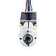 Nema 11 Closed-loop Geared Stepper L=51mm Gear Raio 100:1 Encoder 300PPR - 11HS20-0674D-PG100-E22-300 | StepperOnline CA
