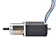 Nema 11 Dual Shaft Stepper Motor Bipolar L=51mm w/ Gear Ratio 14:1 Planetary Gearbox 9.5mm Rear Shaft Length - 11HS20-0674D-PG14-AR3 | StepperOnline CA