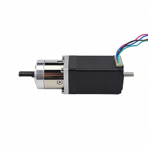 Nema 11 Stepper L=51mm w/ Rear Shaft & Screw Hole & Gear Ratio 5:1 Gearbox - 11HS20-0674D-PG5 | StepperOnline CA