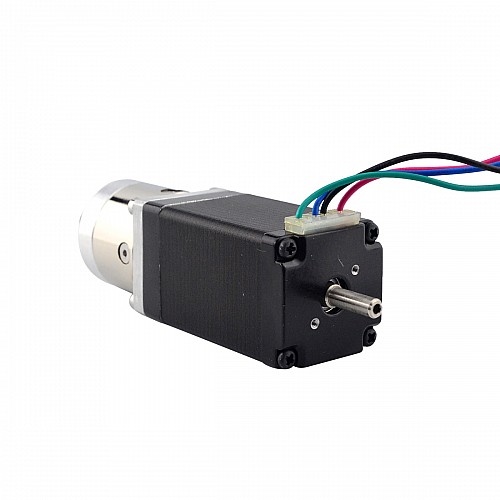 Nema 11 Stepper L=51mm w/ Rear Shaft & Screw Hole & Gear Ratio 5:1 Gearbox - 11HS20-0674D-PG5 | StepperOnline CA