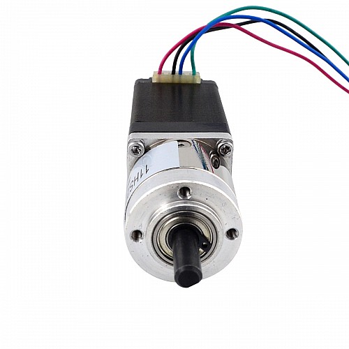 Nema 11 Stepper L=51mm w/ Rear Shaft & Screw Hole & Gear Ratio 5:1 Gearbox - 11HS20-0674D-PG5 | StepperOnline CA