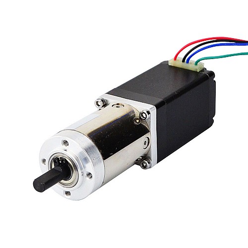 Nema 11 Stepper Motor Bipolar L=51mm 0.67A w/ Gear Ratio 100:1 Planetary Gearbox - 11HS20-0674S-PG100 | StepperOnline CA