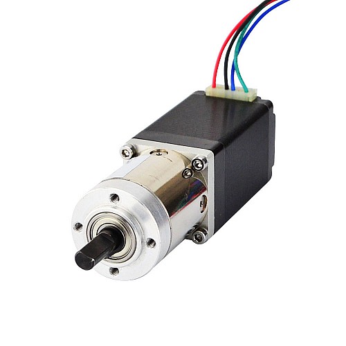 Nema 11 Stepper Motor Bipolar L=51mm w/ Gear Ratio 27:1 Planetary Gearbox - 11HS20-0674S-PG27 | StepperOnline CA