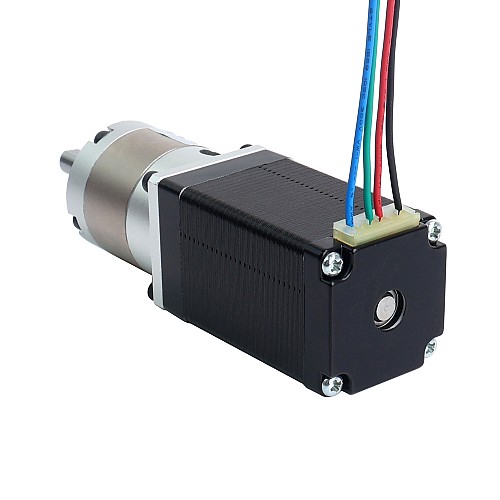 Nema 11 Stepper Motor Bipolar L=51mm w/ Gear Ratio 10:1 EG Series Planetary Gearbox - 11HS20-0704S-EGS10 | StepperOnline CA