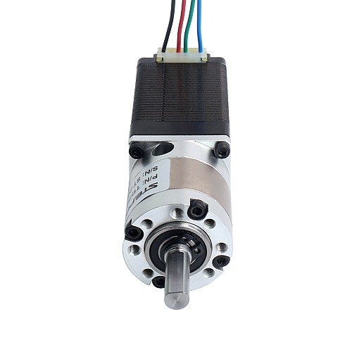 Nema 11 Stepper Motor Bipolar L=51mm w/ Gear Ratio 10:1 EG Series Planetary Gearbox - 11HS20-0704S-EGS10 | StepperOnline CA