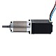 Nema 11 Stepper Motor Bipolar L=51mm w/ Gear Ratio 100:1 EG Series Planetary Gearbox - 11HS20-0704S-EGS100 | StepperOnline CA