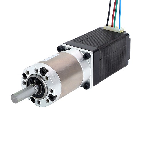 Nema 11 Stepper Motor Bipolar L=51mm w/ Gear Ratio 50:1 EG Series Planetary Gearbox - 11HS20-0704S-EGS50 | StepperOnline CA