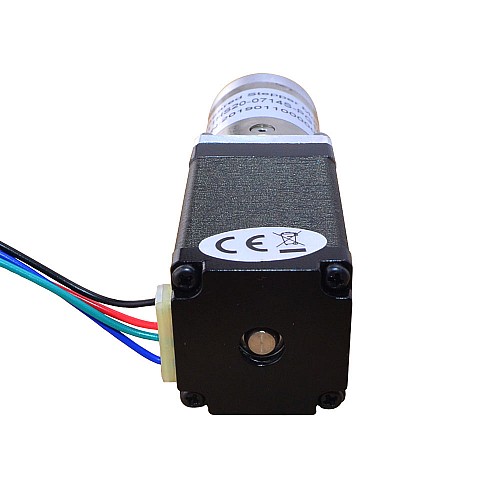 Nema 11 Stepper Motor 0.71A Bipolar L=51mm w/ Gear Ratio 100:1 Planetary Gearbox - 11HS20-0714S-PG100 | StepperOnline CA