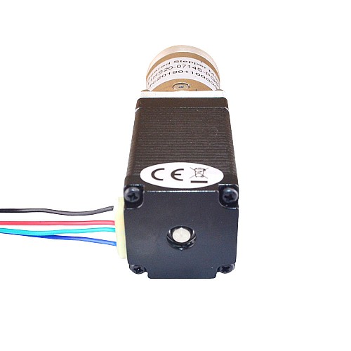 Nema 11 Stepper Motor 0.71A Bipolar L=51mm w/ Gear Ratio 50.9:1 Planetary Gearbox - 11HS20-0714S-PG51 | StepperOnline CA
