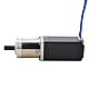 Nema 11 Stepper Motor Bipolar L=55mm w/ Gear Ratio 19:1 Planetary Gearbox - 11HS22-0904S-PG19 | StepperOnline CA