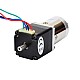 Nema 11 Stepper L=31mm w/ Rear Shaft & Gear Ratio 27:1 Planetary Gearbox - 11HS12-0674D-PG27 | StepperOnline CA