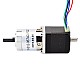 Nema 11 Stepper L=31mm w/ Rear Shaft & Gear Ratio 27:1 Planetary Gearbox - 11HS12-0674D-PG27 | StepperOnline CA