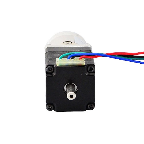 Nema 11 Stepper L=31mm w/ Rear Shaft & Gear Ratio 5:1 Planetary Gearbox - 11HS12-0674D-PG5 | StepperOnline CA