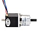 Nema 11 Stepper L=31mm w/ Rear Shaft & Gear Ratio 5:1 Planetary Gearbox - 11HS12-0674D-PG5 | StepperOnline CA