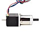 Nema 11 Stepper L=31mm w/ Rear Shaft & Screw Hole & Gear Ratio 27:1 Gearbox - 11HS12-0674D1-PG27 | StepperOnline CA