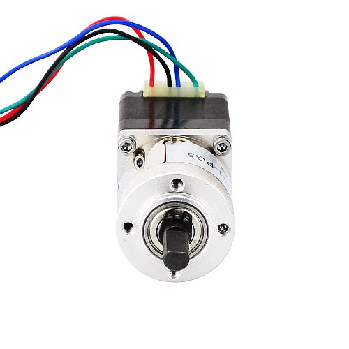 Nema 11 Stepper L=31mm w/ Rear Shaft & Screw Hole & Gear Ratio 5:1 Gearbox - 11HS12-0674D1-PG5 | StepperOnline CA Nema 11 Stepper L=31mm w/ Rear Shaft & Screw Hole & Gear Ratio 5:1 Gearbox - 11HS12-0674D1-PG5 | StepperOnline CA