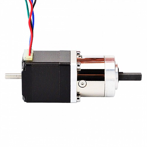 Nema 11 Stepper L=31mm w/ Rear Shaft & Screw Hole & Gear Ratio 5:1 Gearbox - 11HS12-0674D1-PG5 | StepperOnline CA Nema 11 Stepper L=31mm w/ Rear Shaft & Screw Hole & Gear Ratio 5:1 Gearbox - 11HS12-0674D1-PG5 | StepperOnline CA