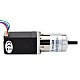 Nema 11 Stepper Motor Bipolar L=51mm 0.67A w/ Gear Ratio 100:1 Planetary Gearbox - 11HS20-0674S-PG100 | StepperOnline CA