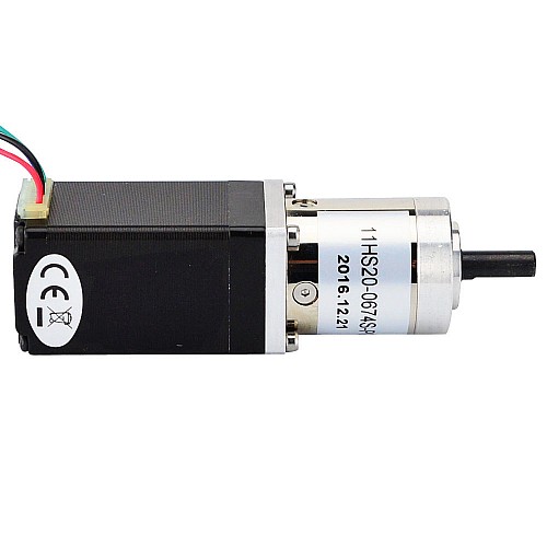 Nema 11 Stepper Motor Bipolar L=51mm w/ Gear Ratio 14:1 Planetary Gearbox - 11HS20-0674S-PG14 | StepperOnline CA