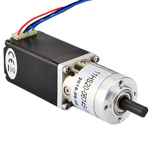 Nema 11 Stepper Motor Bipolar L=51mm w/ Gear Ratio 19:1 Planetary Gearbox - 11HS20-0674S-PG19 | StepperOnline CA