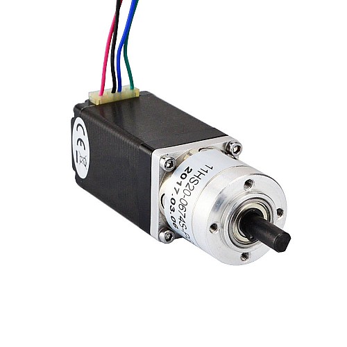 Nema 11 Stepper Motor Bipolar L=51mm w/ Gear Ratio 5:1 Planetary Gearbox - 11HS20-0674S-PG5 | StepperOnline CA