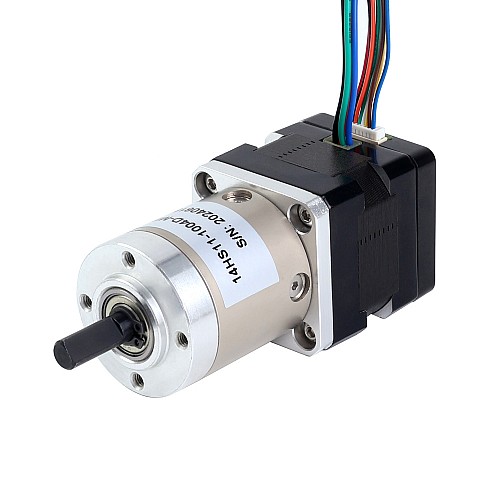 Nema 14 Stepper Motor with Planetary Gearbox Gear Ratio 19:1 & Magnetic Encoder 1000PPR(4000CPR) - 14HS11-1004D-ME1K-PG19 | StepperOnline CA