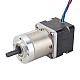 Nema 14 Stepper Motor Bipolar L=28mm w/ Gear Ratio 19:1 Planetary Gearbox - 14HS11-1004D-PG19 | StepperOnline CA