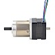 Nema 14 Dual Shaft Stepper Motor Bipolar L=28mm w/ Gear Ratio 19:1 Planetary Gearbox 9.5mm Rear Shaft Length - 14HS11-1004D-PG19-AR3 | StepperOnline CA