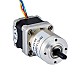 Nema 14 Stepper Motor Bipolar L=52mm w/ Gear Ratio 14:1 Planetary Gearbox - 14HS20-1504S-PG14 | StepperOnline CA