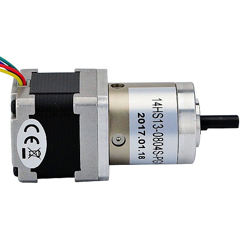 Nema 14 Stepper Motor Bipolar L=34mm w/ Gear Ratio 14:1 Planetary Gearbox - 14HS13-0804S-PG14 | StepperOnline CA