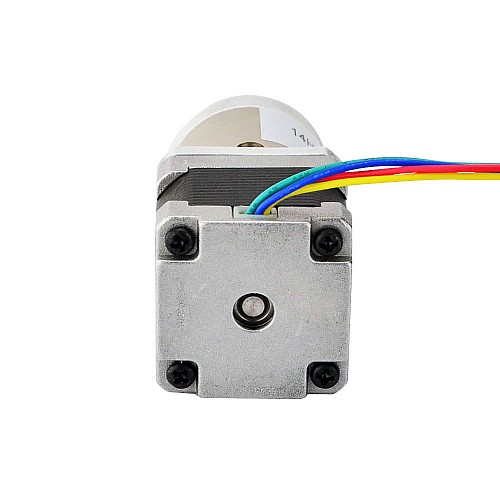 Nema 14 Stepper Motor Bipolar L=34mm w/ Gear Ratio 14:1 Planetary Gearbox - 14HS13-0804S-PG14 | StepperOnline CA