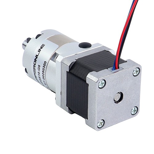 Nema 14 Stepper Motor Bipolar L=34mm w/ Gear Ratio 5:1 EG Series Planetary Gearbox - 14HS13-1004S-EGS5 | StepperOnline CA