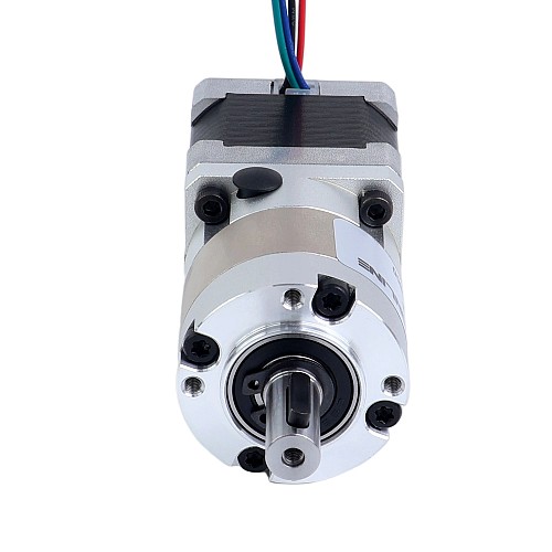 Nema 14 Stepper Motor Bipolar L=34mm w/ Gear Ratio 5:1 EG Series Planetary Gearbox - 14HS13-1004S-EGS5 | StepperOnline CA