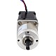 Nema 14 Stepper L=52mm w/ Rear Shaft & Screw Hole & Gear Ratio 14:1 Gearbox - 14HS20-1504D-PG14 | StepperOnline CA