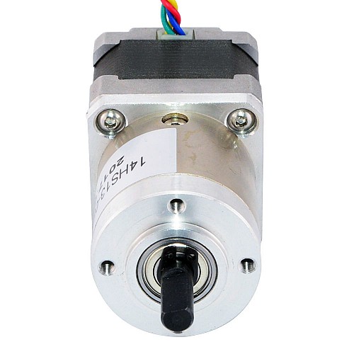 Nema 14 Stepper Motor Bipolar L=34mm w/ Gear Ratio 19:1 Planetary Gearbox - 14HS13-0804S-PG19 | StepperOnline CA