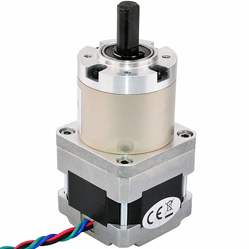 Nema 16 Stepper Motor Bipolar L=34mm w/ Gear Ratio 14:1 Planetary Gearbox - 16HS13-0604S-PG14 | StepperOnline CA