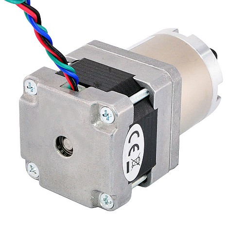 Nema 16 Stepper Motor Bipolar L=34mm w/ Gear Ratio 14:1 Planetary Gearbox - 16HS13-0604S-PG14 | StepperOnline CA