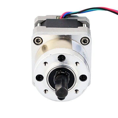 Nema 16 Stepper Motor Bipolar L=34mm w/ Gear Ratio 5:1 Planetary Gearbox - 16HS13-0604S-PG5 | StepperOnline CA