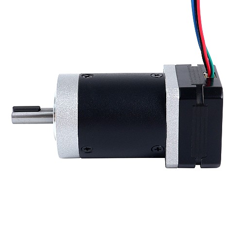 Nema 17 Stepper Motor Bipolar L=20.5mm w/ Gear Ratio 100:1 Planetary Gearbox - 17HS08-1004S-HG100 | StepperOnline CA