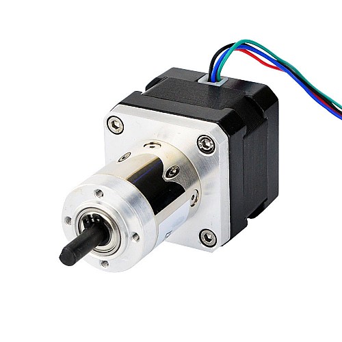 Nema 17 Stepper Bipolar L=34mm w/ Gear Ratio 27:1 Small Planetary Gearbox - 17HS13-0404S-CG27 | StepperOnline CA
