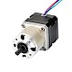 Nema 17 Stepper Motor Bipolar L=34mm w/ Gear Ratio 27:1 Planetary Gearbox - 17HS13-0404S-PG27 | StepperOnline CA