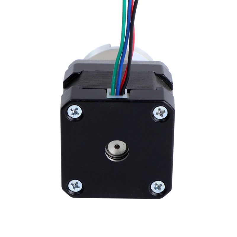 Nema 17 Stepper Motor Bipolar L=34mm w/ Gear Ratio 5:1 Planetary Gearbox with 300mm Cable & Connector - 17HS13-0404S-PG5-C4 | StepperOnline CA